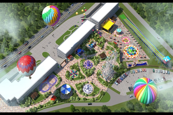 CAD Amusement Park Design for Customer