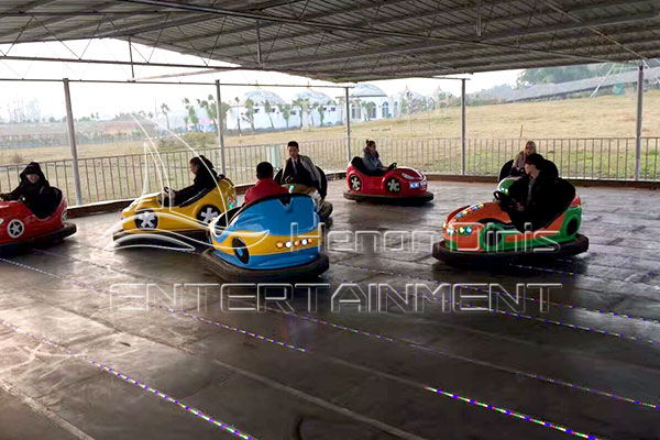 Ground Grid Amusement Park Bumper Cars For Sale