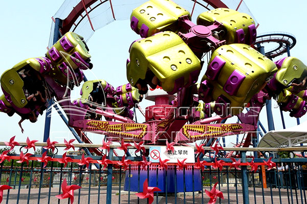 Insane Amusement Park Ride Energy Storm