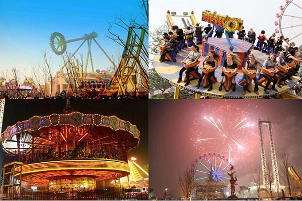 Insane Pendulum Ride Amusement Park