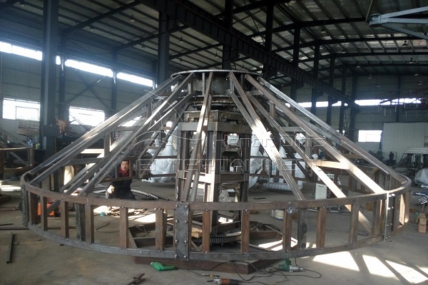 Steel Frame of Hully Gully Ride at TR Factory