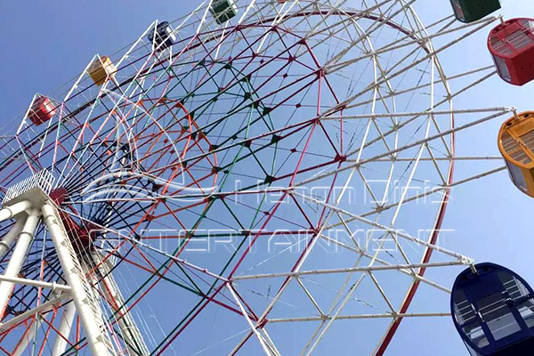 Steel Structure of Observation Ferris Wheel