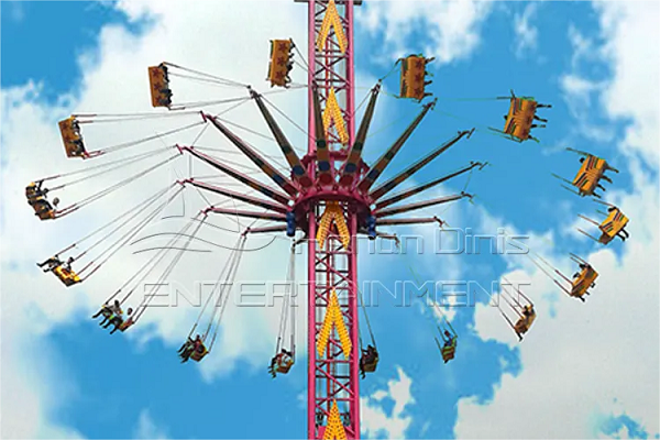 Swing Tower Amusement Park Thrill Ride