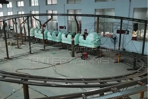 Test Run of Thrill Wacky Worm Roller Coaster for Sale