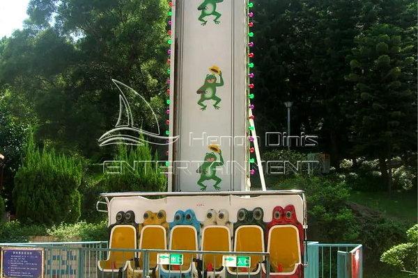 Mini Drop Tower Frog Hopper Ride for Kids
