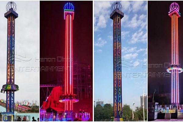 Popular Free Fall Tower for Park Scenic Spots