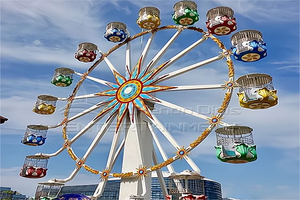 Medium Sized Amusement Park Ferris Wheel