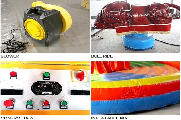 Detailed Components of Inflatable Mechanical Bull