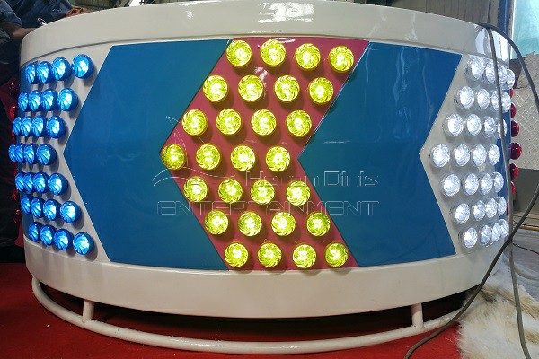 Plenty of LED Lights Equipped on the Mini Disco Turntable